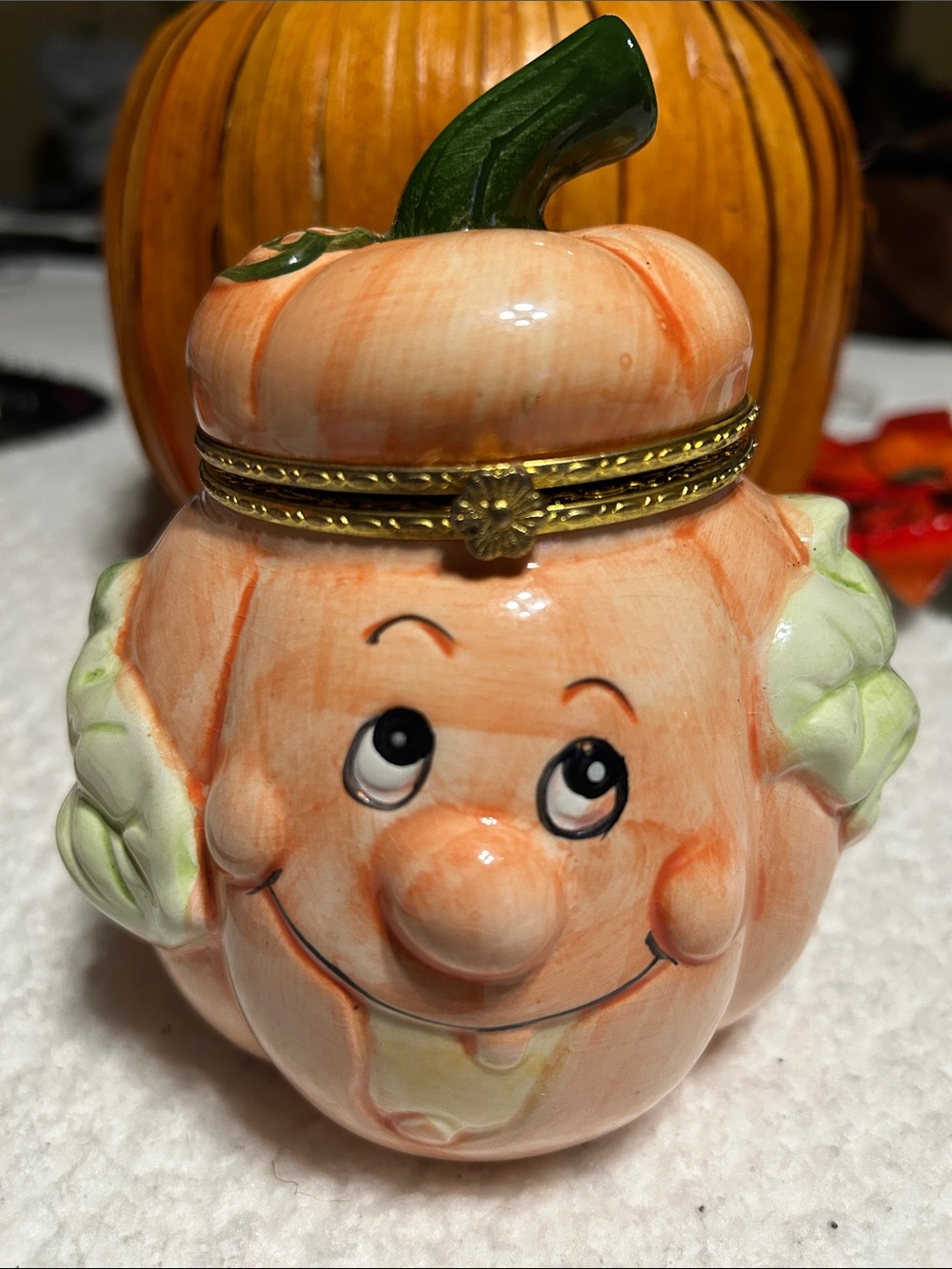 Pumpkin Trinket Box